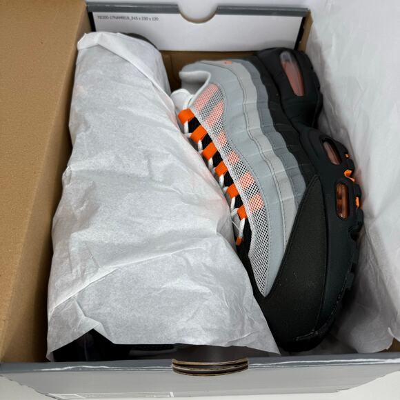 Nike Air Max 95 OG Bright Mandarin Size 13 Men